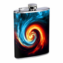 Fire And Ice Em20 Flask 8oz Stainless Steel Hip Drinking Whiskey - £11.64 GBP
