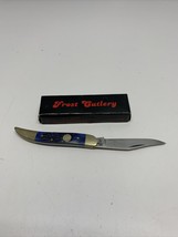 FROST CUTLERY POCKET KNIFE BLUE HANDLE 14-545 BLPB KG - $11.88