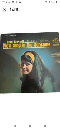 Primary image for Gale Garnett - My Kind of Folk Songs LP w/ We'll Sing in the Sunshine - LPM 2833