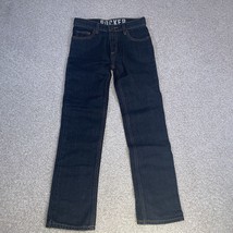 Crazy 8 Rocker Denim Blue Dark Wash Jeans Size 10 Adjustable Waist New W/O Tags - $14.99