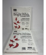 Wausau Bright White Premium Cardstock Paper Acid Free 2-pack 200 Papers ... - $27.66