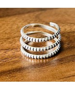 Sterling silver wrap ring, sterling silver ring, sterling silver adjusta... - $898.44 MXN