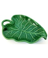 Noble Excellence Dark Green Leaf Shaped Plate 8.5&quot; x 6&quot; - £9.62 GBP