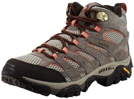 Merrell Women&#39;s Moab 2 Mid Waterproof Hiking Boot, Boulder/Blush, 7.5 M US - £69.50 GBP+