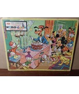 Jaymar Disney World of Color Mickey Birthday Frame Tray Puzzle 2756-29 V... - £18.24 GBP