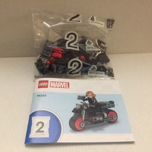 New Official LEGO Marvel Black Widow and Motor Cycle Set - £14.43 GBP