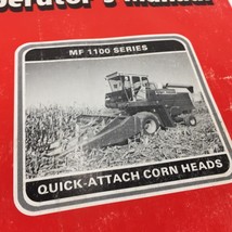 Massey Ferguson 1100 Series Corn Heads Operator&#39;s Manual 1448499M2 1981 - $39.99