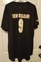 New Orleans Saints Brees Button Up Jersey #9 Russell Athletics Mens Sz X... - $15.52