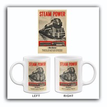 Steam Power - New Haven Railroad Company - 1950&#39;s - Travel Poster Mug - $23.99+