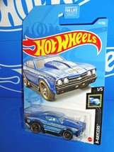 Hot Wheels 2021 X-Raycers Series #77 &#39;69 Chevelle Clear Blue - £1.93 GBP