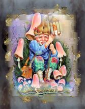 One of A KInd Fedoskino Russian Lacquer Box "A Forest Dwarf" by Shenshina - $973.68