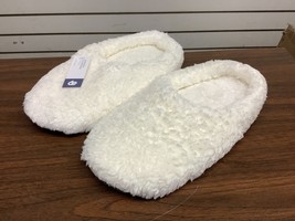Adult White Sherpa Slippers S/M - £7.13 GBP