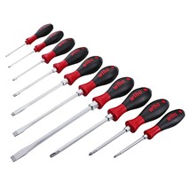 Wiha 53099 10 Piece Softfinish X Heavy Duty Slotted and Phillips Screwdriver Set - £196.58 GBP