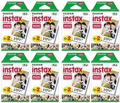 Fujifilm Instax Mini Instant Film (8 Twin Packs, 160 Total Pictures) For Instax - £144.67 GBP