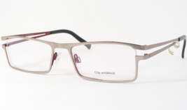 Optik Fleckenstein 1185 C3 Silver Burgundy Unique Eyeglasses 52-18-140mm (Notes) - $32.67