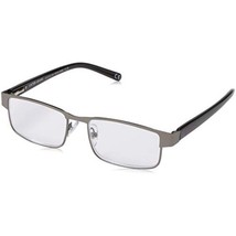 Foster Grant Square Reading Glasses, Gunmetal/Transparent, + 2.50 - £11.92 GBP