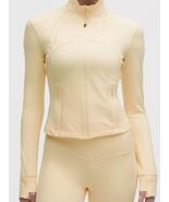 FAST SHIP LULULEMON  Define Cropped Jacket Nulu Butter Cream Sz 0 NWT - $197.95