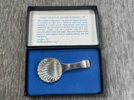 Vintage Museum of Fine Arts - CADDY SPOON by Hester Bateman MFA SilverPlate - $39.59