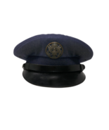 US Air Force USAF Officer Blue Uniform Hat Cap w Metal Eagle Emblem Size... - $94.53 CAD