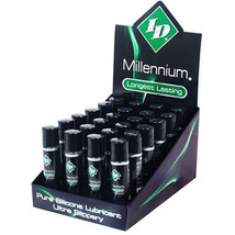 ID Millennium 1 fl oz Counter Display (24) Silicone Lubricant - £200.87 GBP