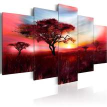 Tiptophomedecor Stretched Canvas Landscape Art - Wild Savannah - Stretched &amp; Fra - £71.93 GBP+