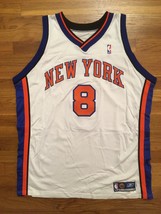 2001-02 New York Knicks Latrell Sprewell Game Issued Worn Used Pro Cut Jersey 50 - £639.47 GBP