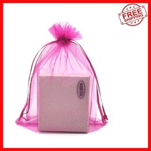 Charming 100pcs 6&quot;x9&quot; Snowflake Organza Bags for Christmas &amp; Celebrations - $532.12 MXN