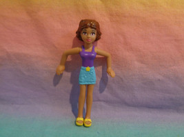 McDonald&#39;s 2006 Polly Pocket Polly World Collectible Dark Complexion Doll - £1.54 GBP