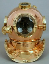 Antique US Navy Mark V Copper Brass Diving Divers Anchor Deep Sea Helmet - £151.77 GBP