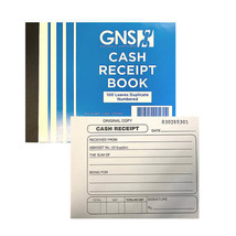 100 Leaves Duplicate Numbered Cash Receipt Book 20pk - 5x4 - $69.67
