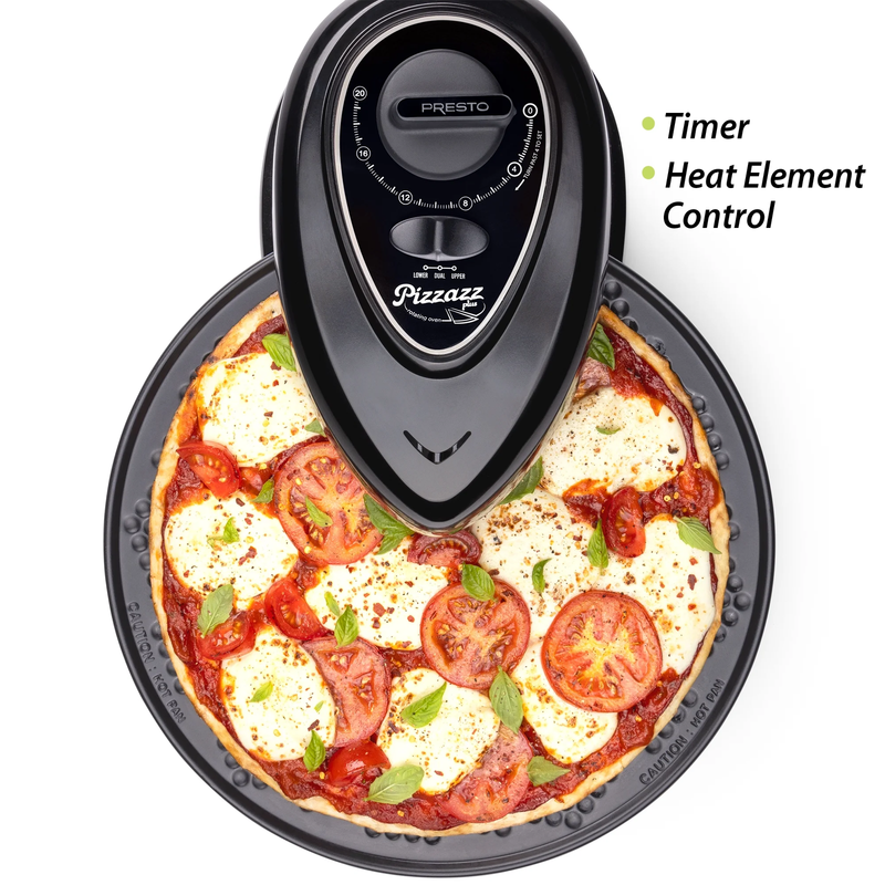 Pizzazz plus Rotating Pizza Oven, 03432 Black Item image 3