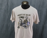 Vintage Graphic T-shirt - Knights of the Air WWI Aces - Men&#39;s Large - £30.49 GBP