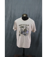 Vintage Graphic T-shirt - Knights of the Air WWI Aces - Men&#39;s Large - £31.10 GBP