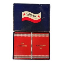 Vintage Columbia Playing Cards Dual Deck - The Whitworths - Original Box NOS - £8.81 GBP