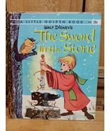 Rare VTG Little Golden Book The Sword In The Stone (A) 1st Edition 1963 ... - $67.25 CAD