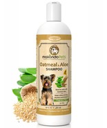 Oatmeal Shampoo for Dogs + Aloe Vera &amp; Vit E.  Puppy shampoo deshedding ... - £12.73 GBP