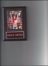 Sasha Banks Plaque Wrestling Diva With Belt Wwe - £3.10 GBP