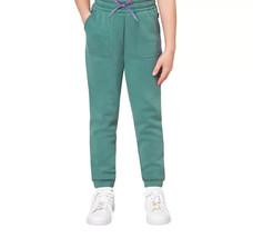 Mondetta Girls Size Small 7/8 Green Sweatpants Fleece Joggers NWT - $8.99