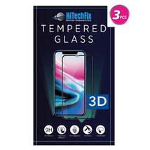 3pcs HiTechFix High-End 3D Tempered Glass Screen Protector for iPhone 13 Mini - £5.34 GBP