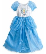 Disney Girl&#39;s Cinderella Fancy Deluxe Satinet Tulle Princess Nightgown, ... - $911.38 MXN