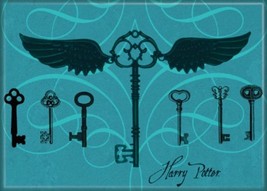 Harry Potter Lineup of Keys Image Refrigerator Magnet NEW UNUSED - $3.99