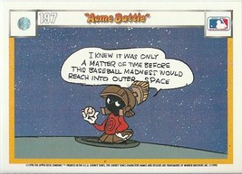 THE MARTIAN 1990 Upper Deck LOONEY TUNES ALL STARS # 197 - £1.35 GBP