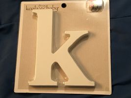 Koala Baby Wall Letter Lowercase "k" White *NEW* c1 - $11.99