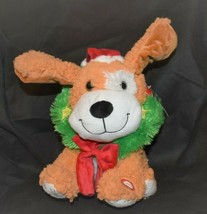 Goffa Merry Bright 9 in Animated Puppy Sing Jingle Bells Ears Flap Light up NWT - £21.50 GBP
