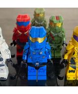 Halo Lego Minifigures Brand New Moc Figures Master Chief Spartan Video G... - $140.00
