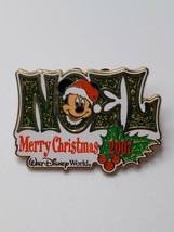 Walt Disney World Merry Christmas Vintage Enamel Pin Official Pin Tradin... - $24.55