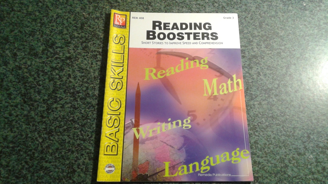 READING BOOSTERS GRADE 3, REMEDIA PUBLICATIONS - $8.99