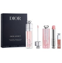 Dior Addict 3-PIECE Set (001 Pink) Lip Glow, Lip Maximizer &amp; Mini Lip Essentials - £60.08 GBP