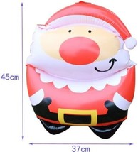 17 Inch  Small PVC Christmas Inflatable Santa Claus  Holiday Decoration NEW - £12.68 GBP