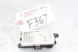 10-12 MERCEDES-BENZ E350 Blower Motor Resistor F367 - $61.95